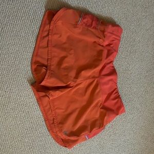 Orange Athleta Shorts with Pockets